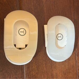 Teleties oval flat hair clips set NWT